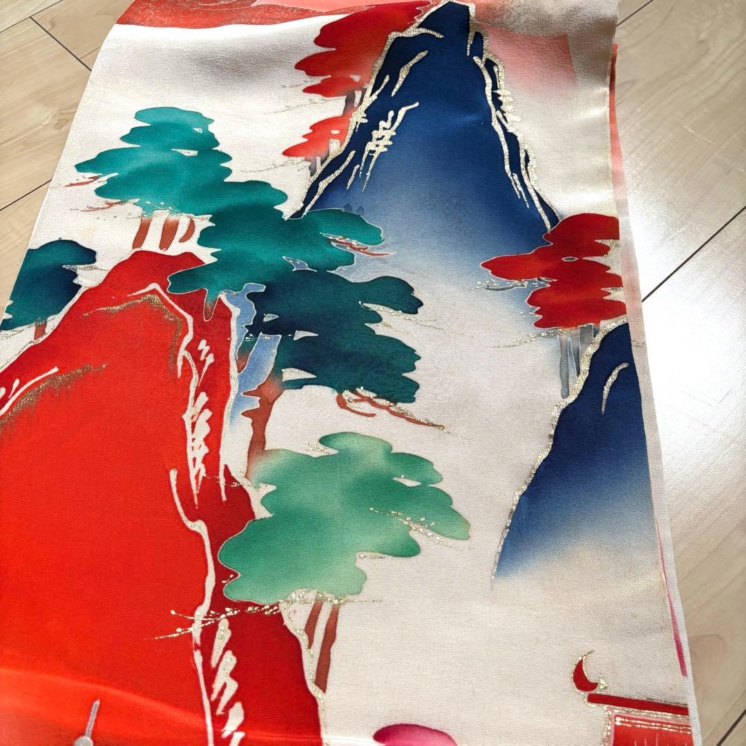 アンティーク 振袖 成人式 婚礼 花嫁衣装 大正ロマン 鶴