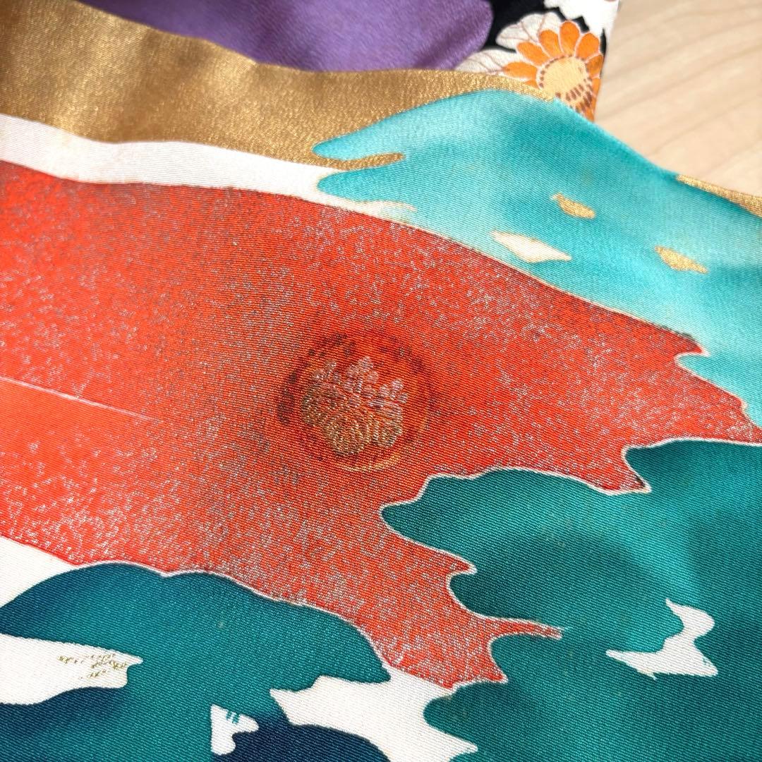 アンティーク 振袖 成人式 婚礼 花嫁衣装 大正ロマン 鶴