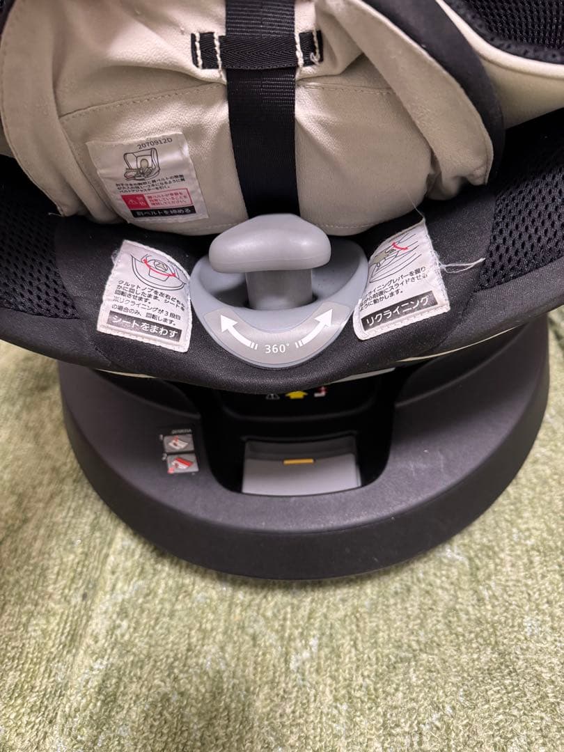 エールベベ クルット6i グランス BF950 ブラック 美品 ISOFIX