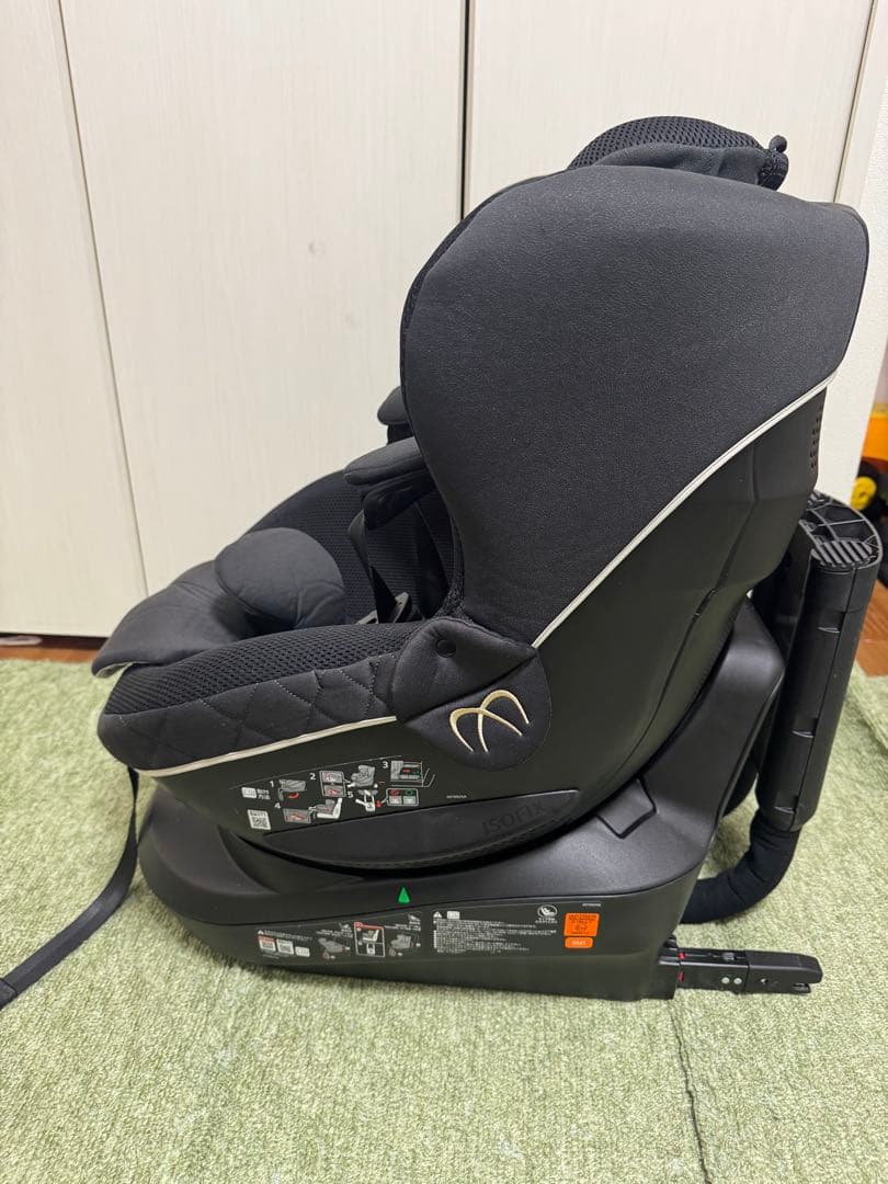 エールベベ クルット6i グランス BF950 ブラック 美品 ISOFIX