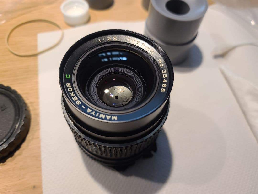 Mamiya Sekor C 55mm f/2.8 レンズ
