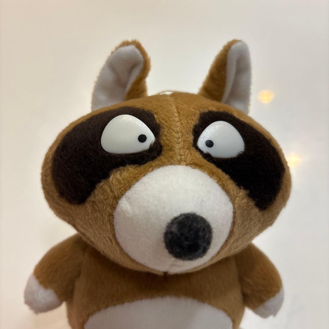 平成レトロ　ぼのぼの　フェネギー　アライグマ　ぬいぐるみ　1993　バンプレスト