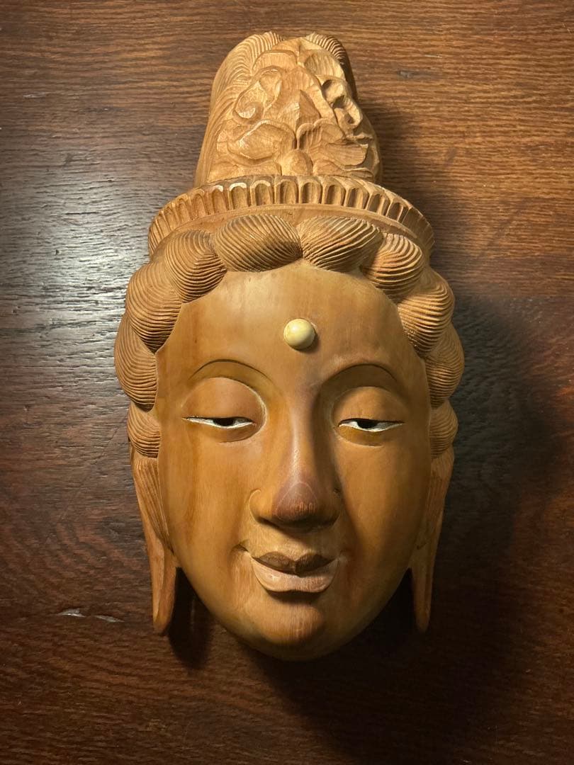 前島秀章　菩薩　お面