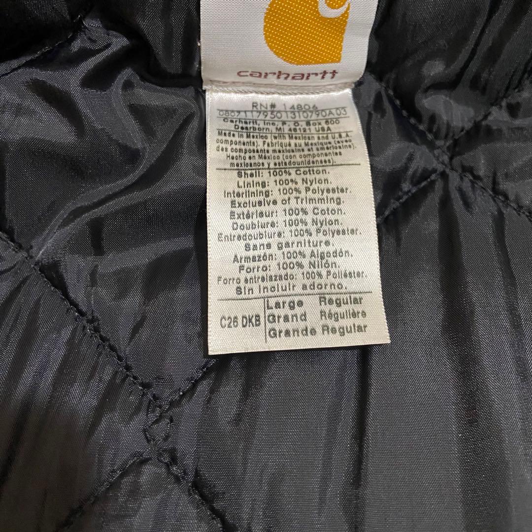 Carhartt カーハート　トラディショナルジャケット　C26 DKB L