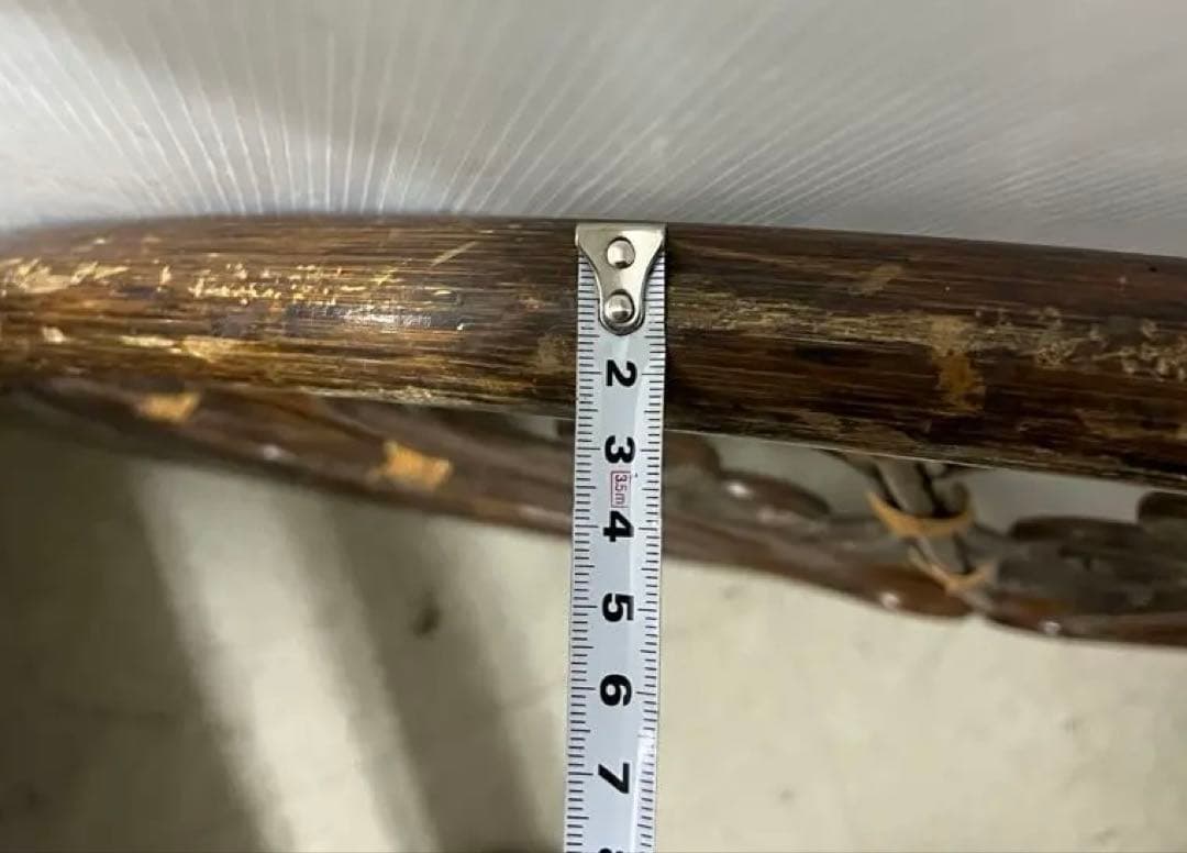 ラタン　円形　丸　インテリア　アンティーク　ウッド　木製　カントリー　インテリア