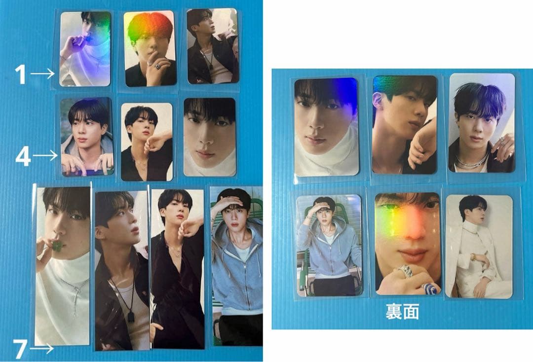 BTS JIN アルバムキーホルダー（4photos）A・B