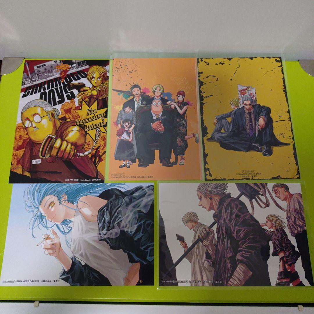 計38点　サカモトデイズ　特典　イラストカード　ステッカー　クリアスタンドシート