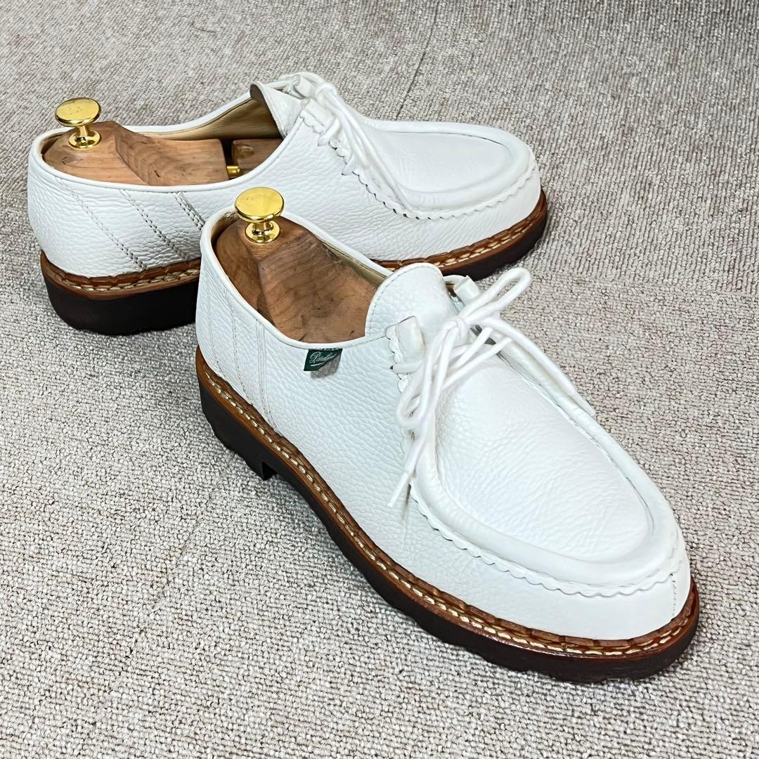 美品✨パラブーツ Paraboot ミカエル ホワイト シボ革 40