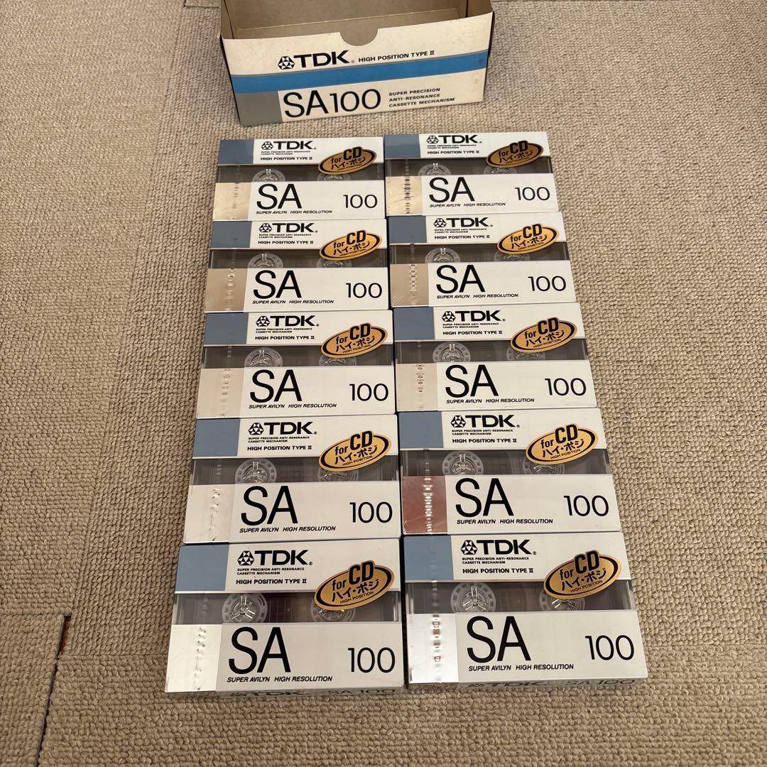 TDK SA100 未開封　１０個　外箱付き