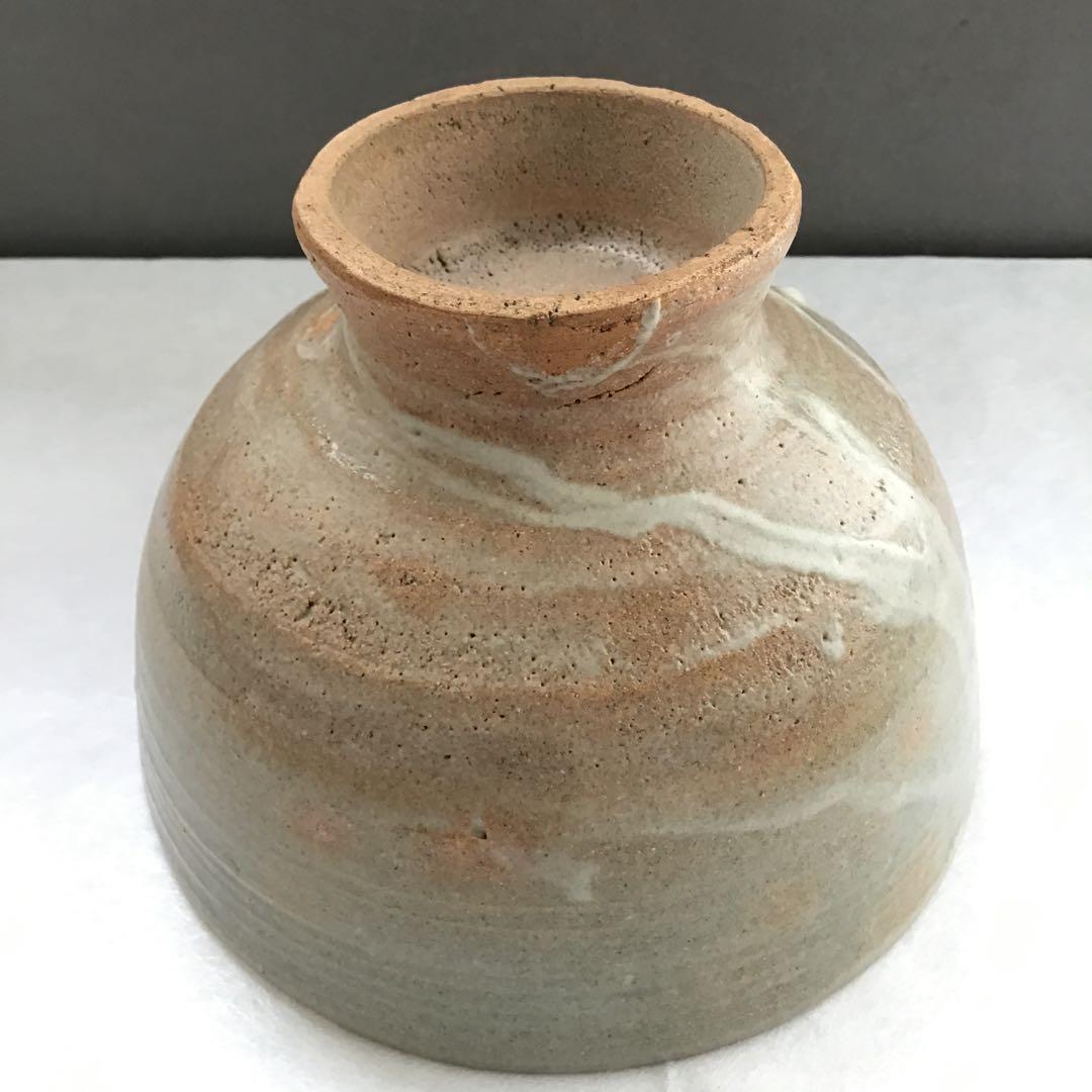 茶道具　茶碗　広州窯　呉器茶碗　銘:草の露　宗慶書付　S273CW