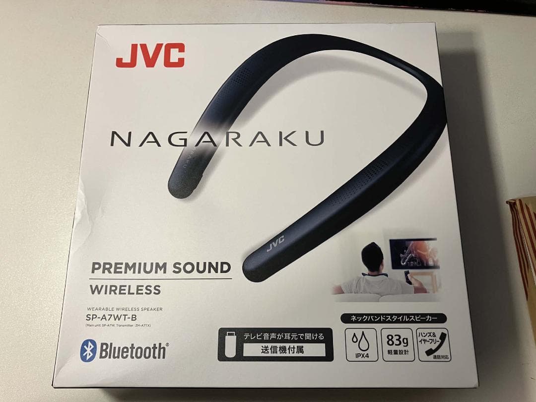 首掛けスピーカー JVCケンウッド SP-A7WT 未使用 送料込み！