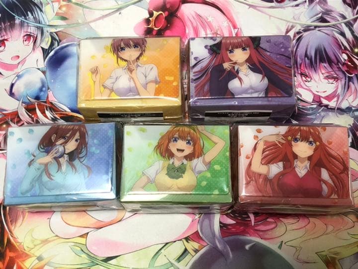 五等分の花嫁 デッキケース　スリーブ　各5種　10個セット　 新品　未開封