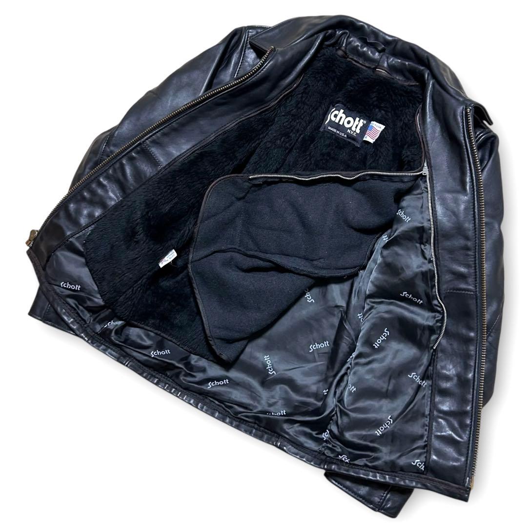 専用！Schott ショット ボアライナー トラッカージャケット AT101