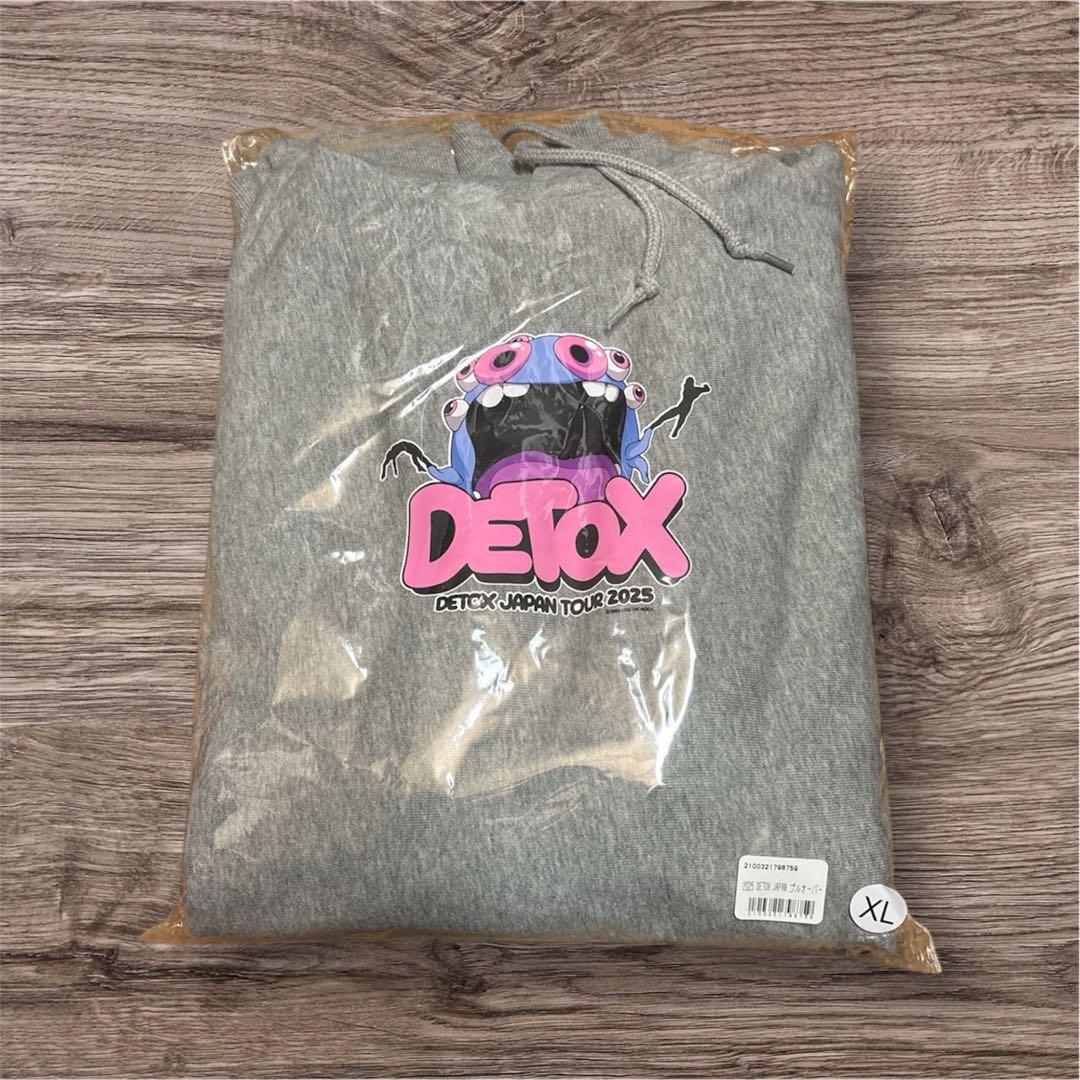DETOX JAPAN TOUR 2025 パーカー グレー新品未開封！ワンオク
