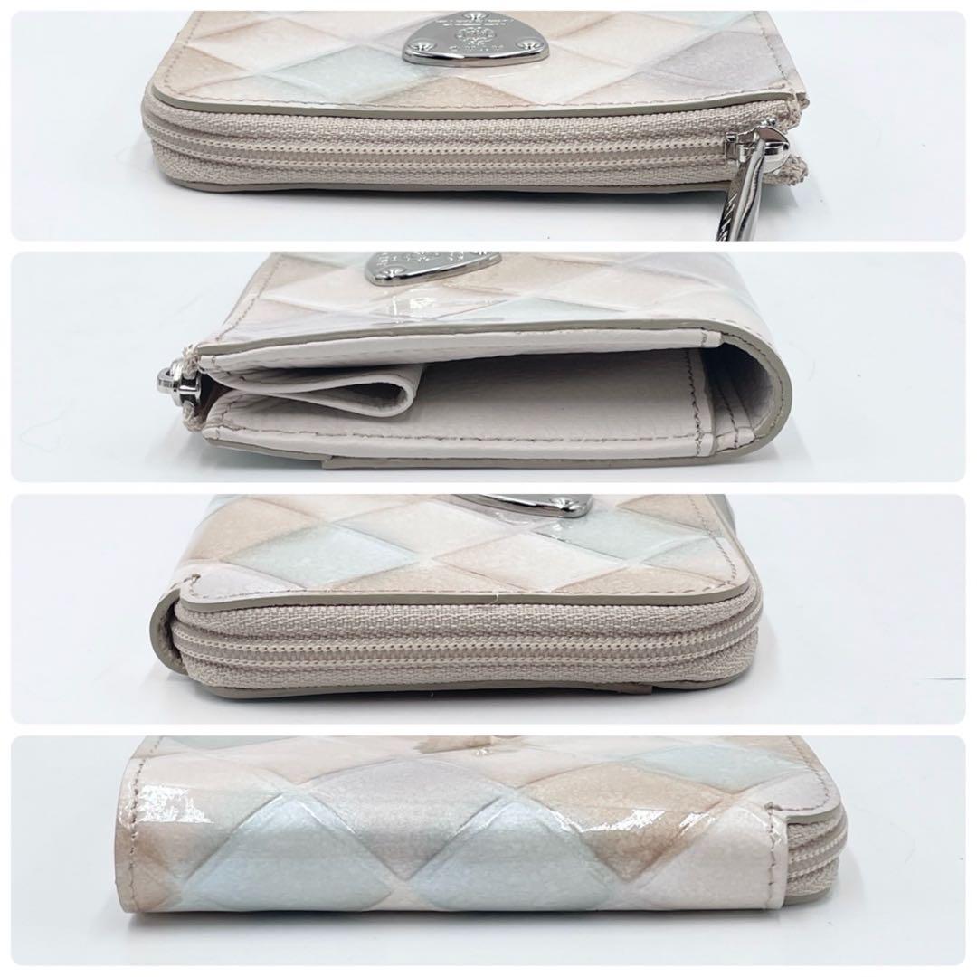 未使用級● アタオ 折り財布 ミリモ ブロックパーティ シャングリラスノー 限定