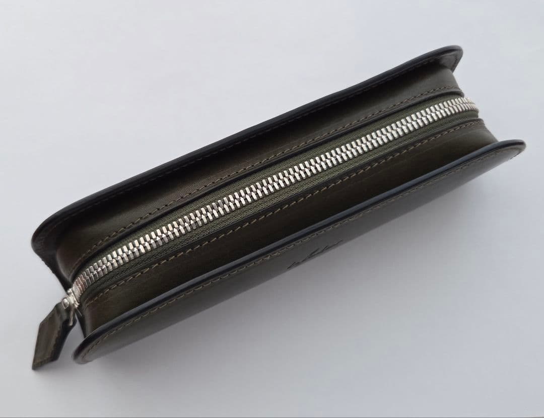 ル・ボナー デブペンケース プエブロ オリーバ レザー 筆箱