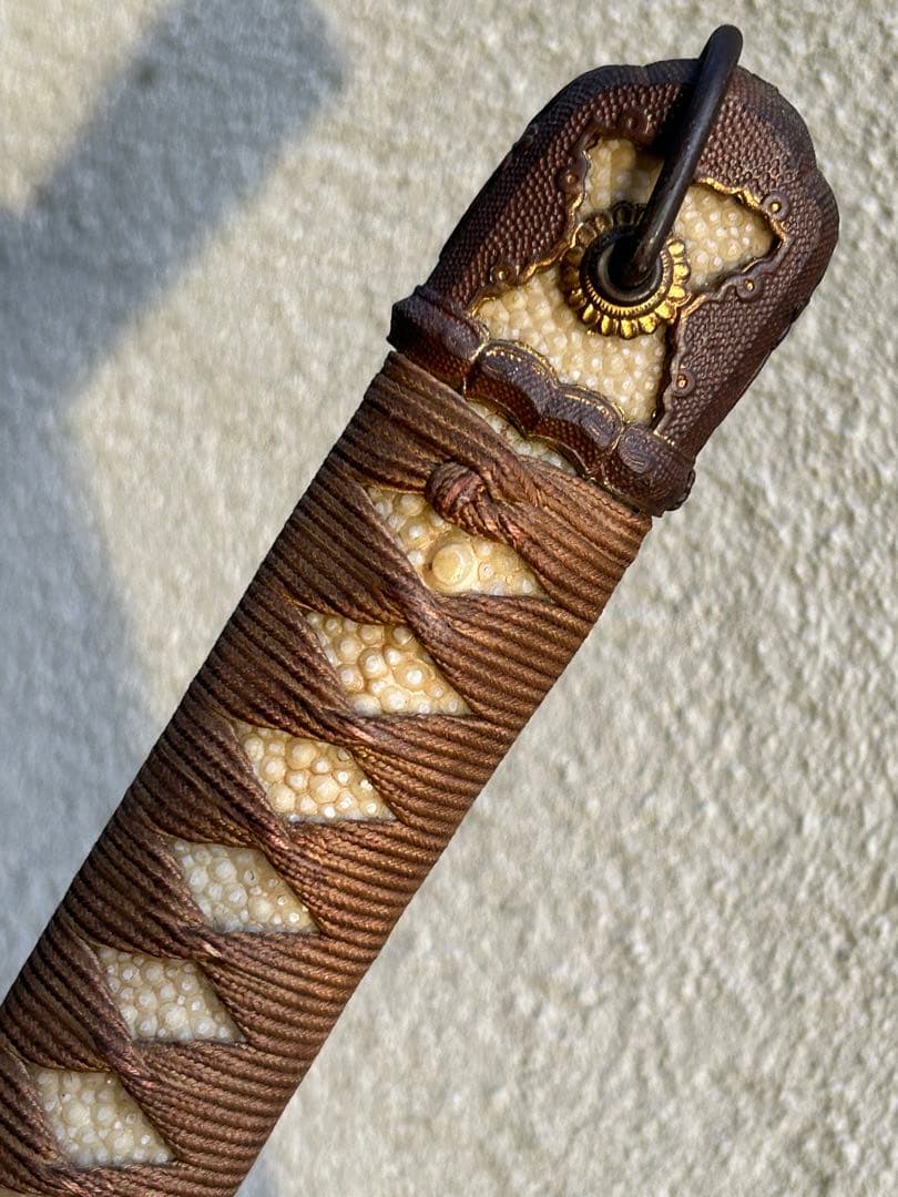 軍刀　鉄鞘　竹光　拵え　日本刀　模造刀　日本軍　　指揮刀 全長100.5cm