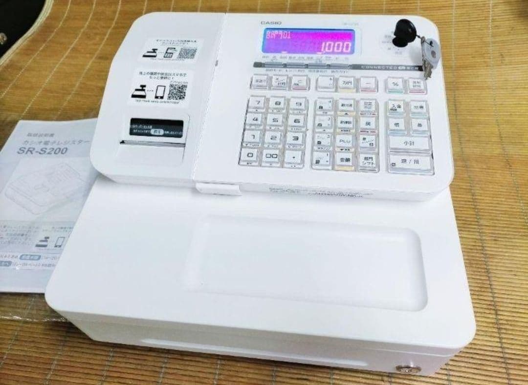 カシオレジスター　SR-S200　最新機種　スマホで設定売上管理　253259