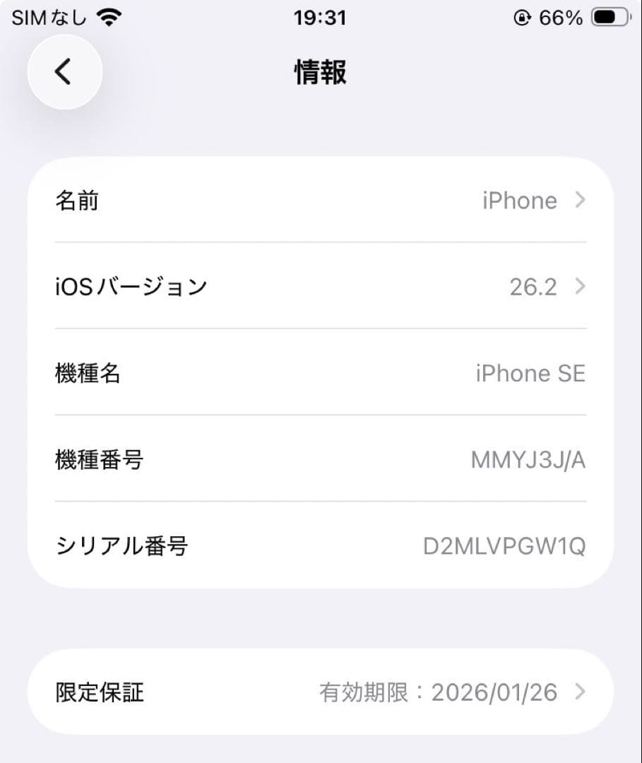 Apple iPhone SE (第3世代) 256GB
