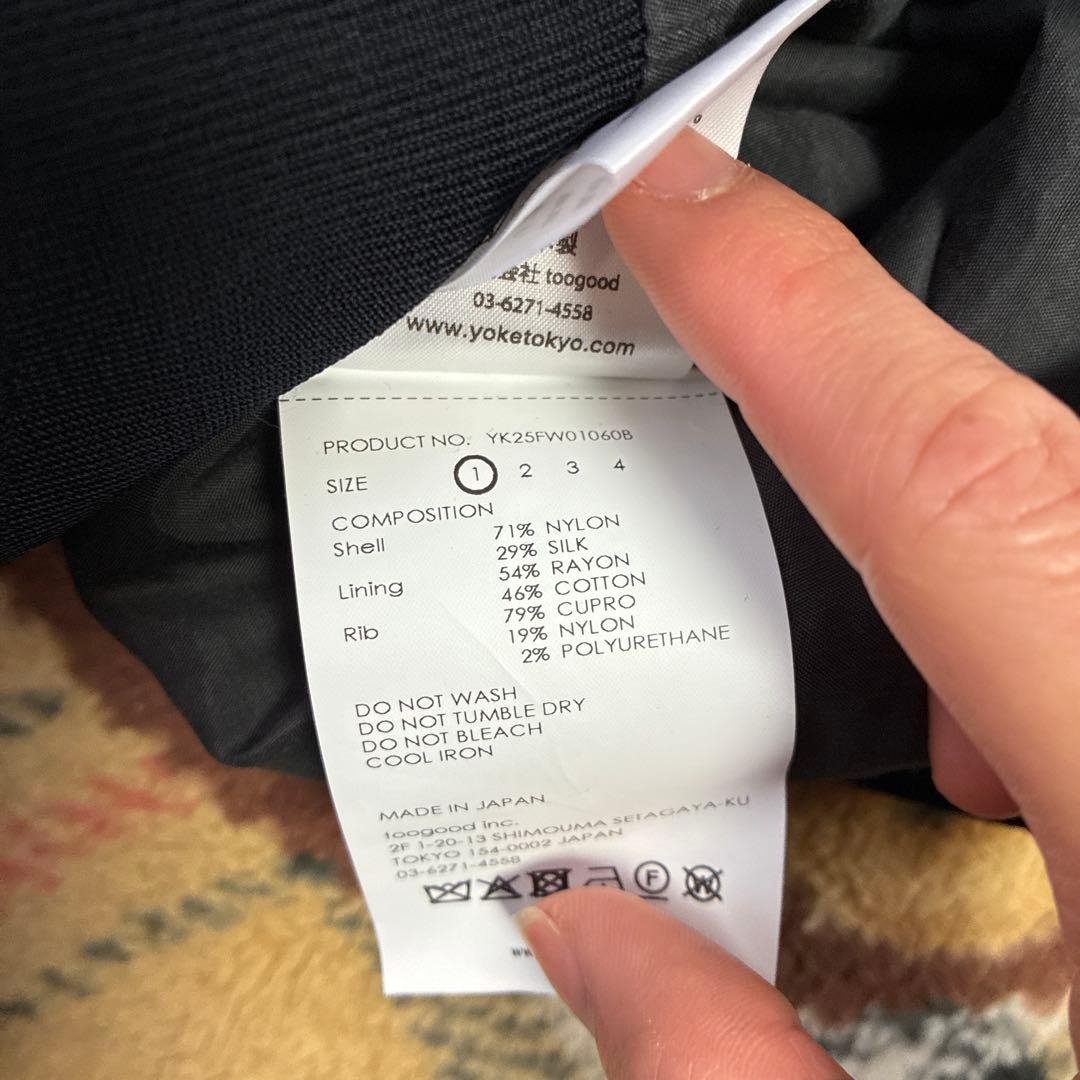 最終価格25AW YOKE Silk Nylon Driving Blouson