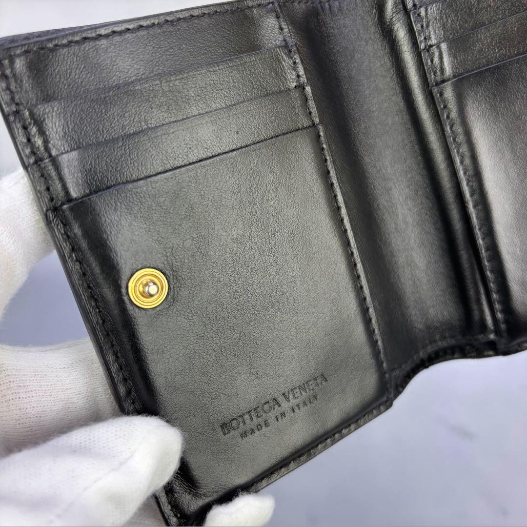 BOTTEGA VENETA　コンパクト財布　2つ折り　カセット