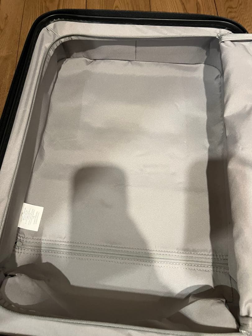 MUJI ストッパー付きキャリーケース 35L 黒