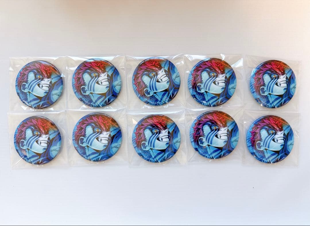 鬼滅の刃 無限城編 第3弾 キービジュアル 猗窩座 缶バッジ 10個