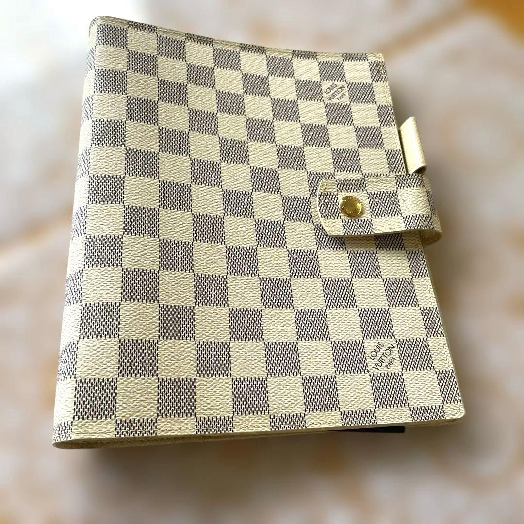 ルイヴィトン ダミエ アズール アジェンダ 手帳カバー スケジュール帳