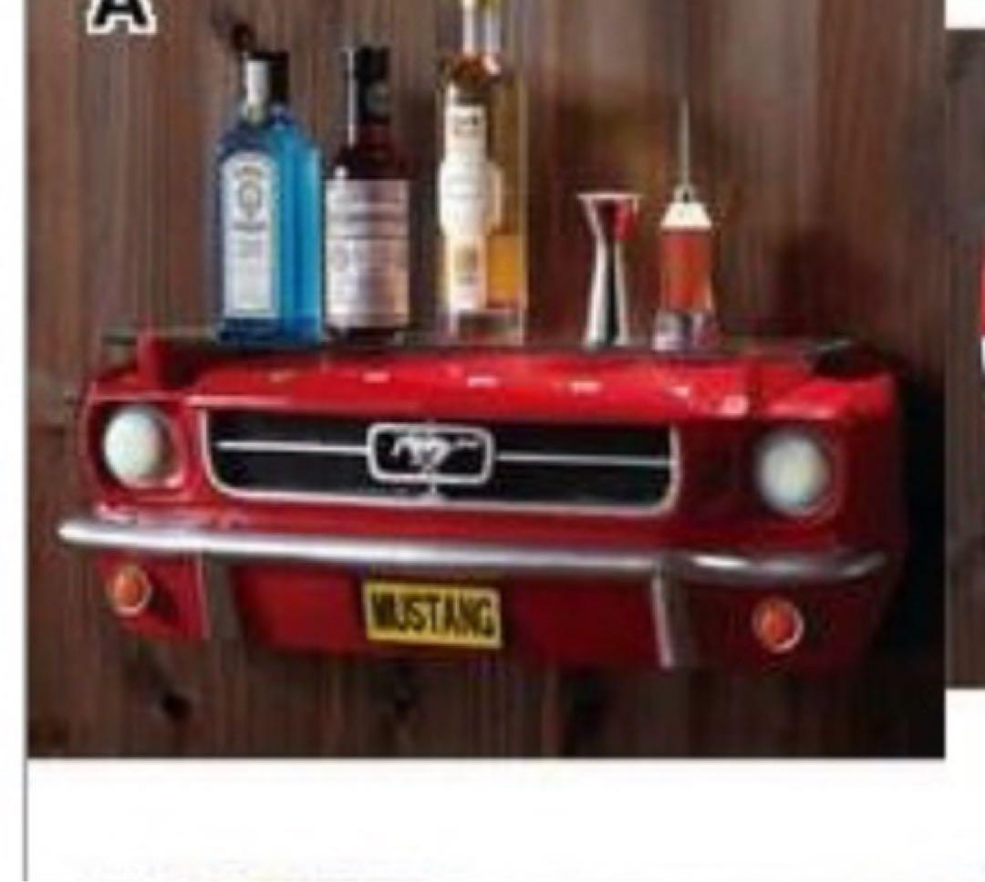 マスタング　ウォールシェルフ　壁掛け　インテリア　1965 Mustang