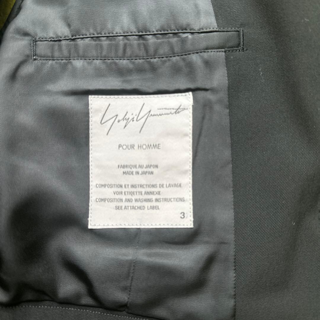 ヨウジヤマモトプールオム ブラック ベスト