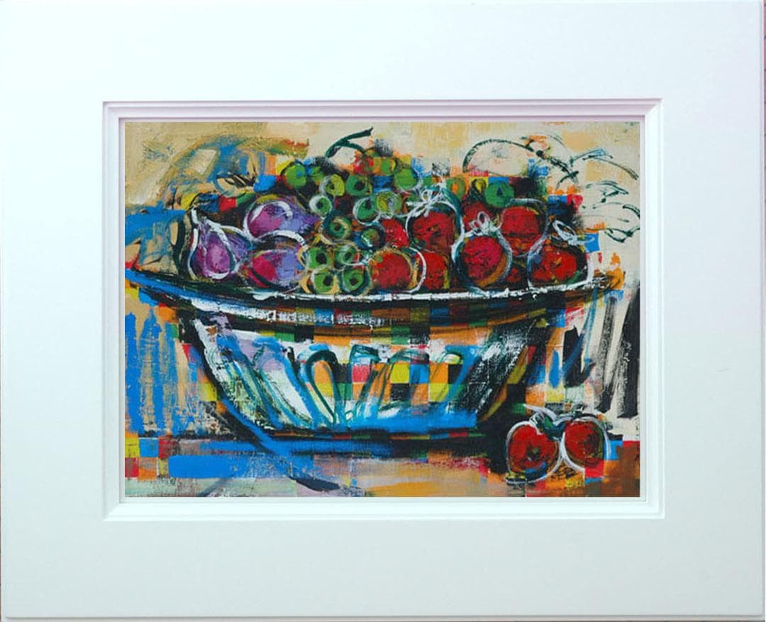 油絵 菅家令子 絵 絵画 インテリア uF6-120209 静物 フルーツ