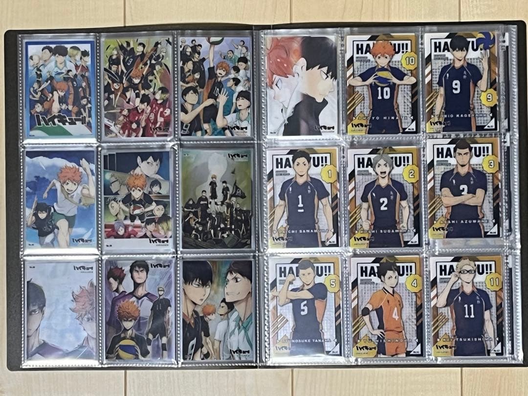 ハイキュー クリアカードコレクション1・2・3・4 全174種＋特典3枚 黒①