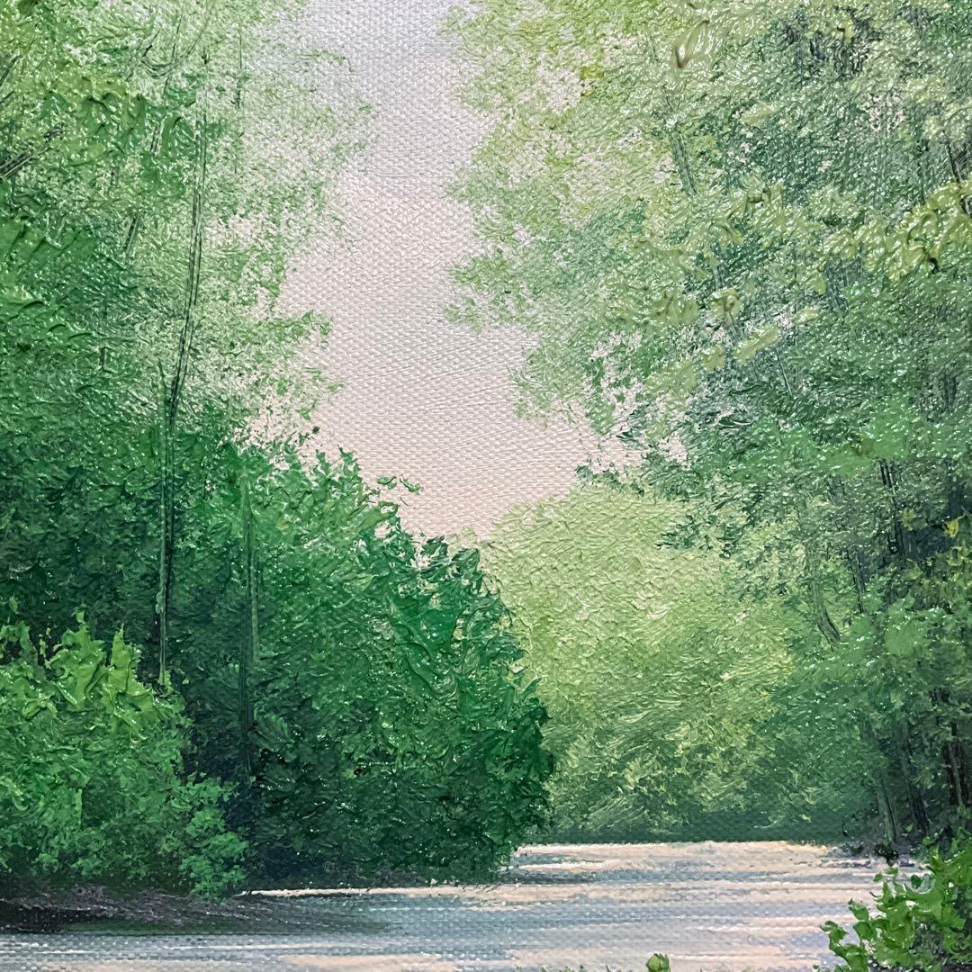 専用・絵画・額縁・油絵・岡 恵一・奧入瀬・F 4号・美術品・インテリア・雑貨