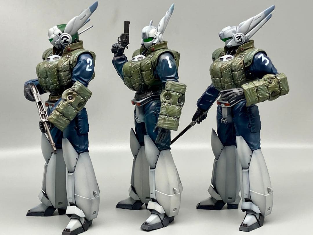 海洋堂ARTPLAパトレイバー　イングラムリアクティブアーマー 3体セット完成品