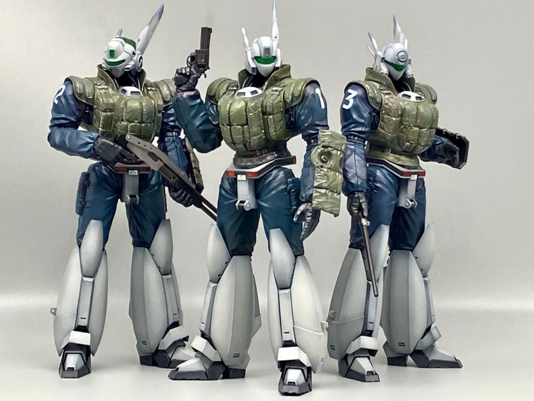 海洋堂ARTPLAパトレイバー　イングラムリアクティブアーマー 3体セット完成品