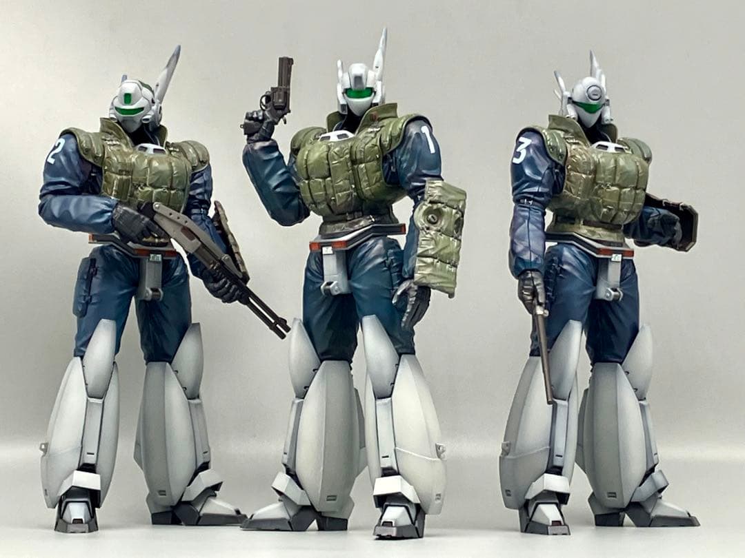 海洋堂ARTPLAパトレイバー　イングラムリアクティブアーマー 3体セット完成品
