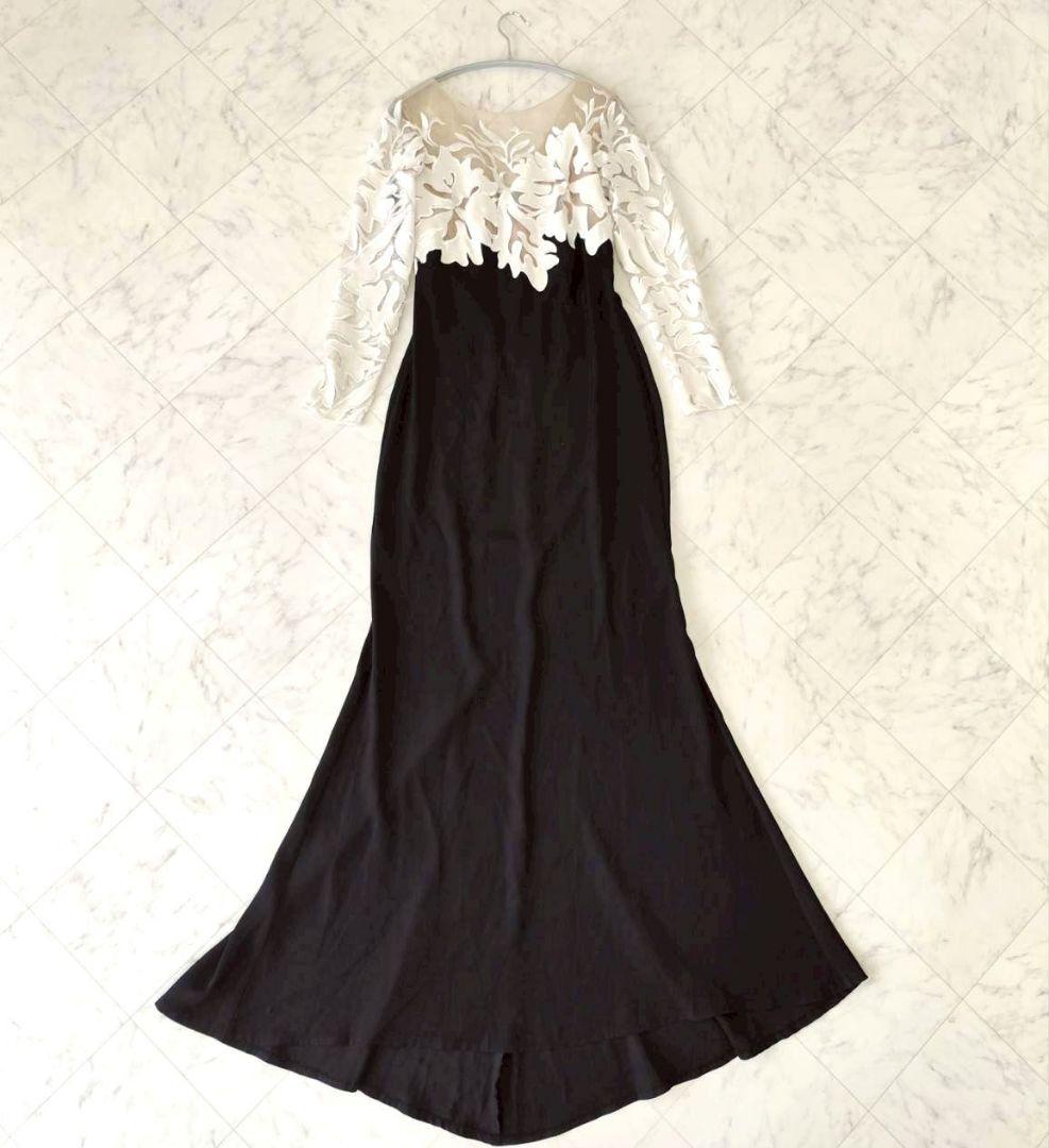 Tadashi Shoji フラワー 刺繍 マキシ丈 ロング ドレス ワンピース