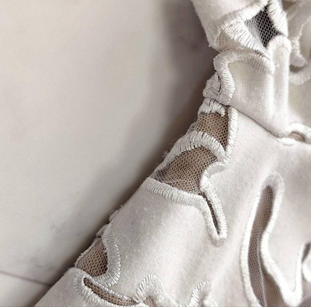 Tadashi Shoji フラワー 刺繍 マキシ丈 ロング ドレス ワンピース