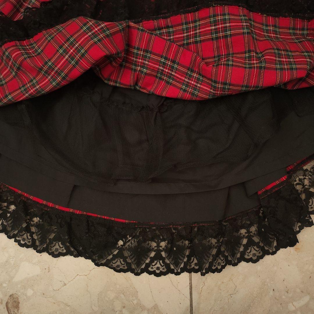 メタモルフォーゼ タータンチェックスカート