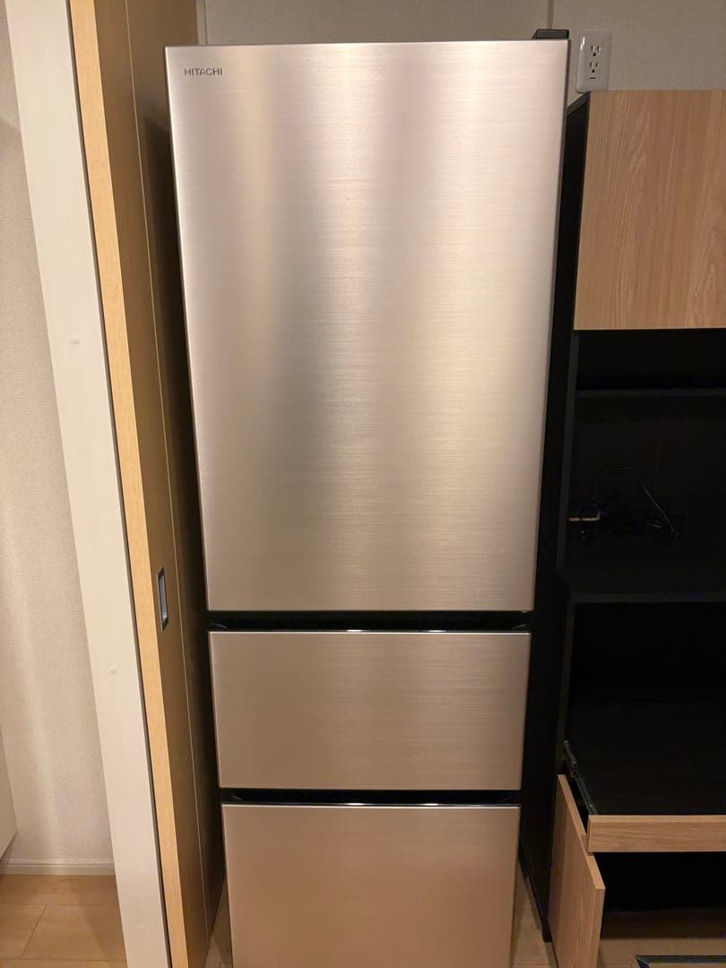 HITACHI 冷蔵庫 R-V38SV 375L シルバー
