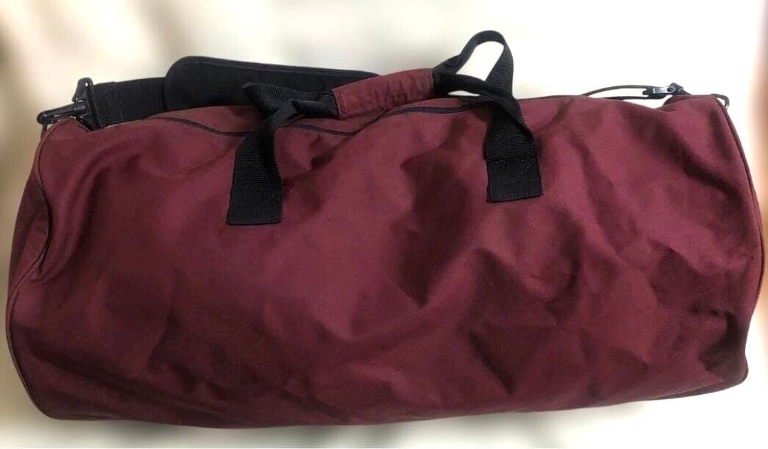 adidas ボストンバッグ バーガンディ