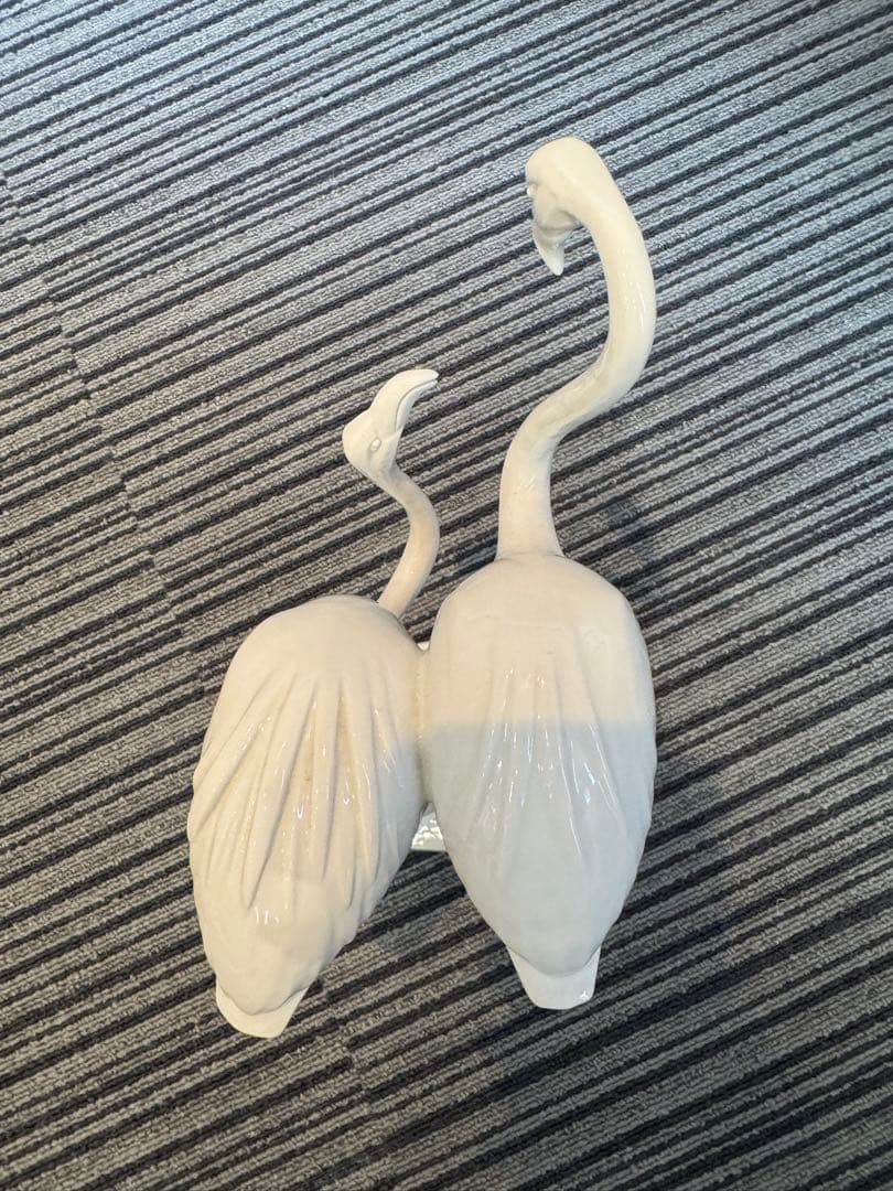 マイセン　フラミンゴ　置物