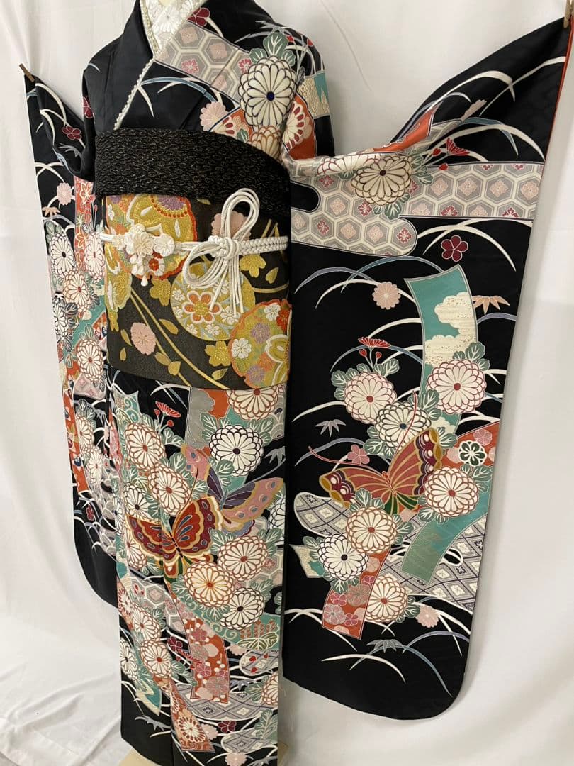 売約済み【WA-Modern】★★正絹　三越謹製　京友禅　振袖7点フルセット★★