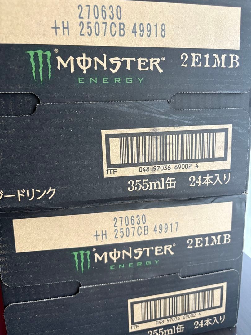 MONSTER ENERGY 355ml 24本入り2ケース