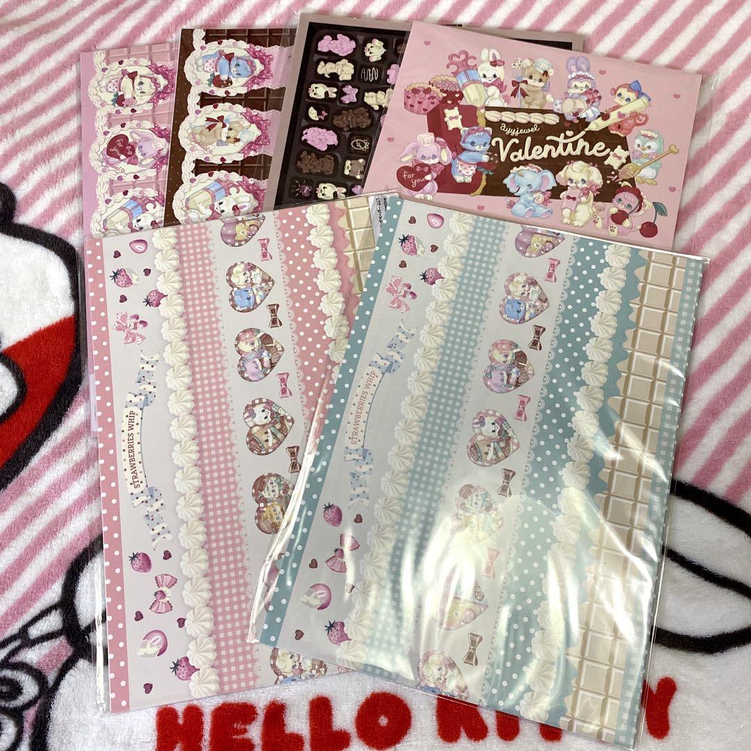 ayyjewel アイジュエルバレンタイン ワーク缶 メモデザインペーパーセット