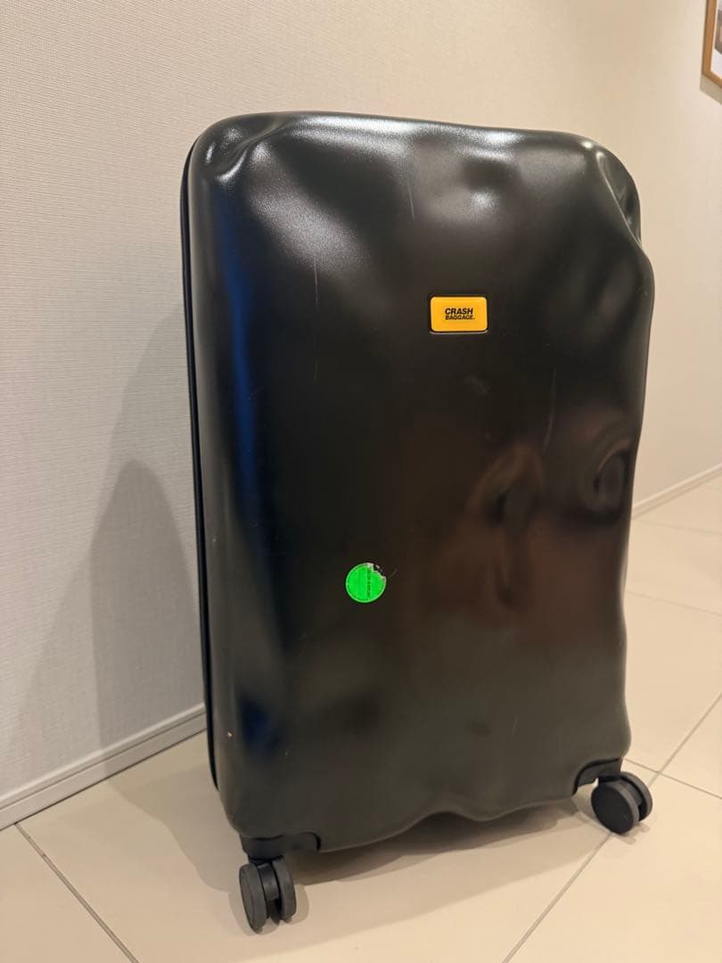 CRASHBAGGAGEブラック Lサイズ キャリーケース