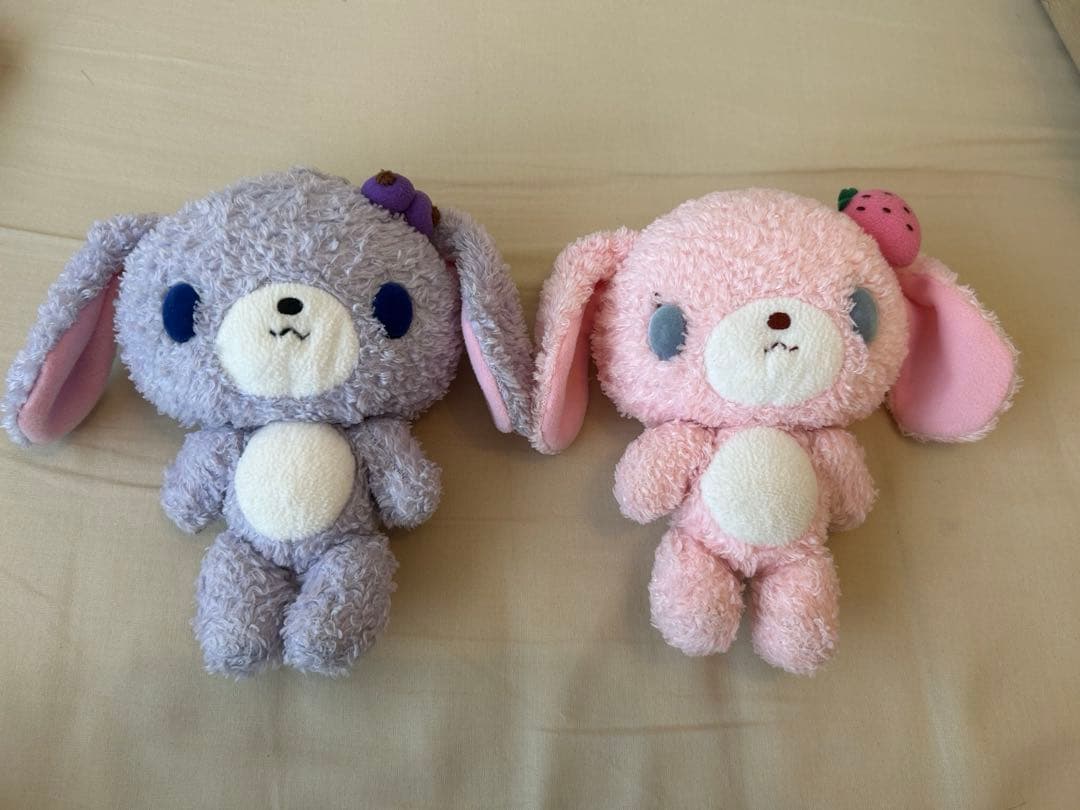 シュガーバニーズ　ブルーベリーうさ　ストロベリーうさぬいぐるみ　セット