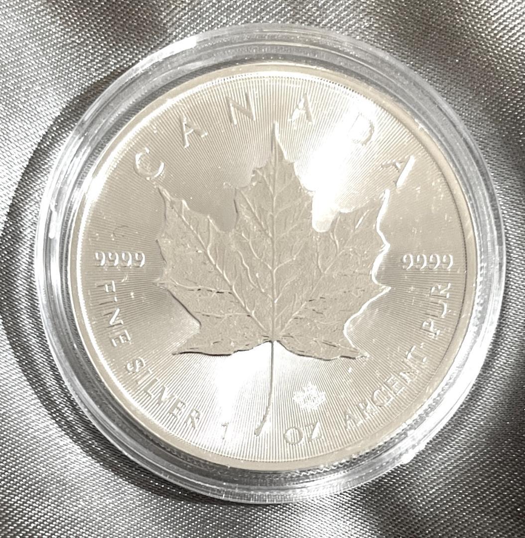 Banksy専用2020 カナダ メイプルリーフ 銀貨 1オンス 38mm