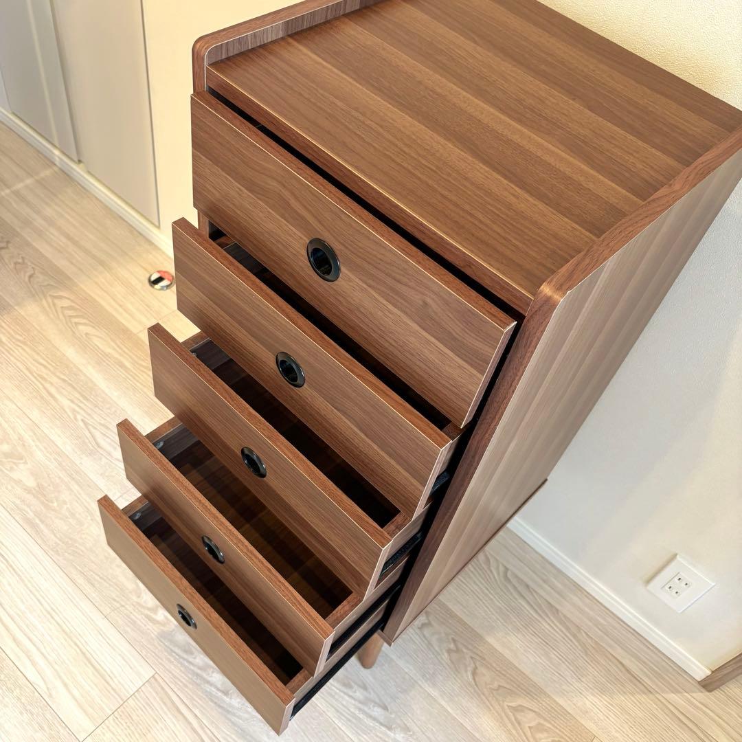 NOCE（ノーチェ） ウォールナット材 チェストキャビネット 送料込み