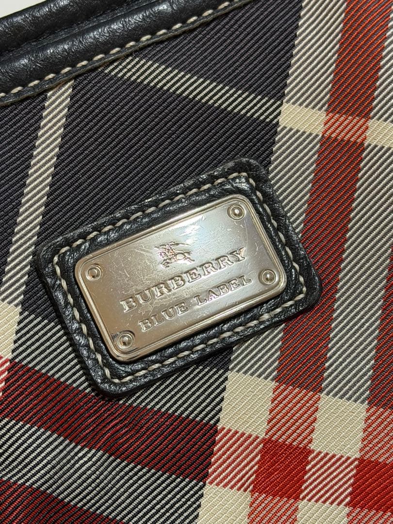 BURBERRY バーバリーブルーレーベルノバチェック柄ハンドバッグ